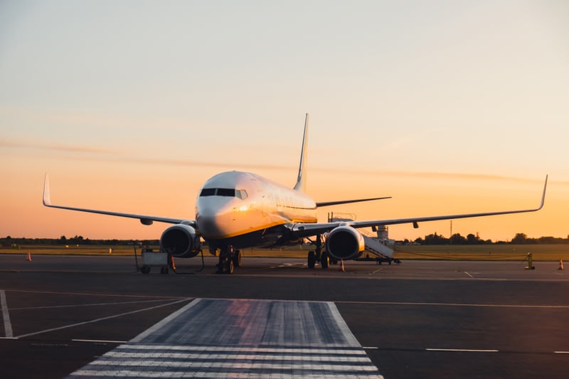 Aircraft at a gate